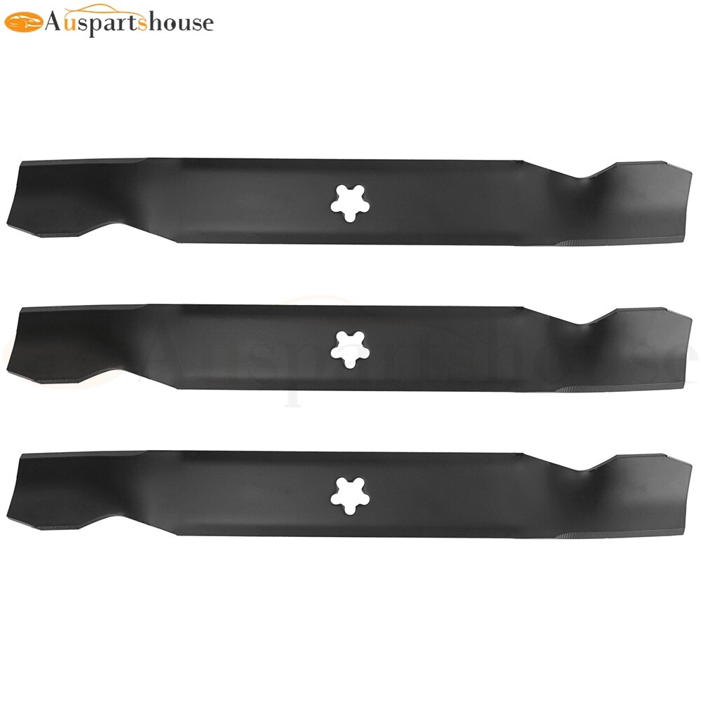 3 Pack Lawn Mower Blades for Sears/ Craftsman 50" Cut 137380 Husqvarna 532137380