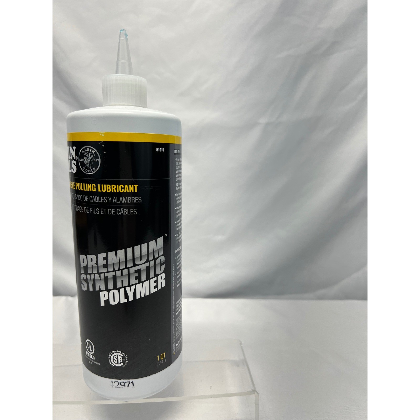 Klein Tools 51015 Wire Pulling Lubricant 1Qt Synthetic Polymer New