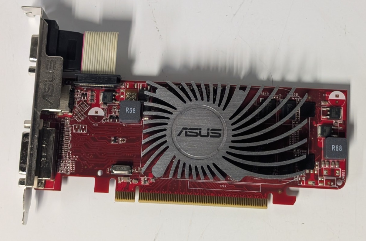 ASUS Radeon HD 6450 EAH6450 Slient 1GB DDR3 PCI-E 2.1 x16 VGA DVI HDMI