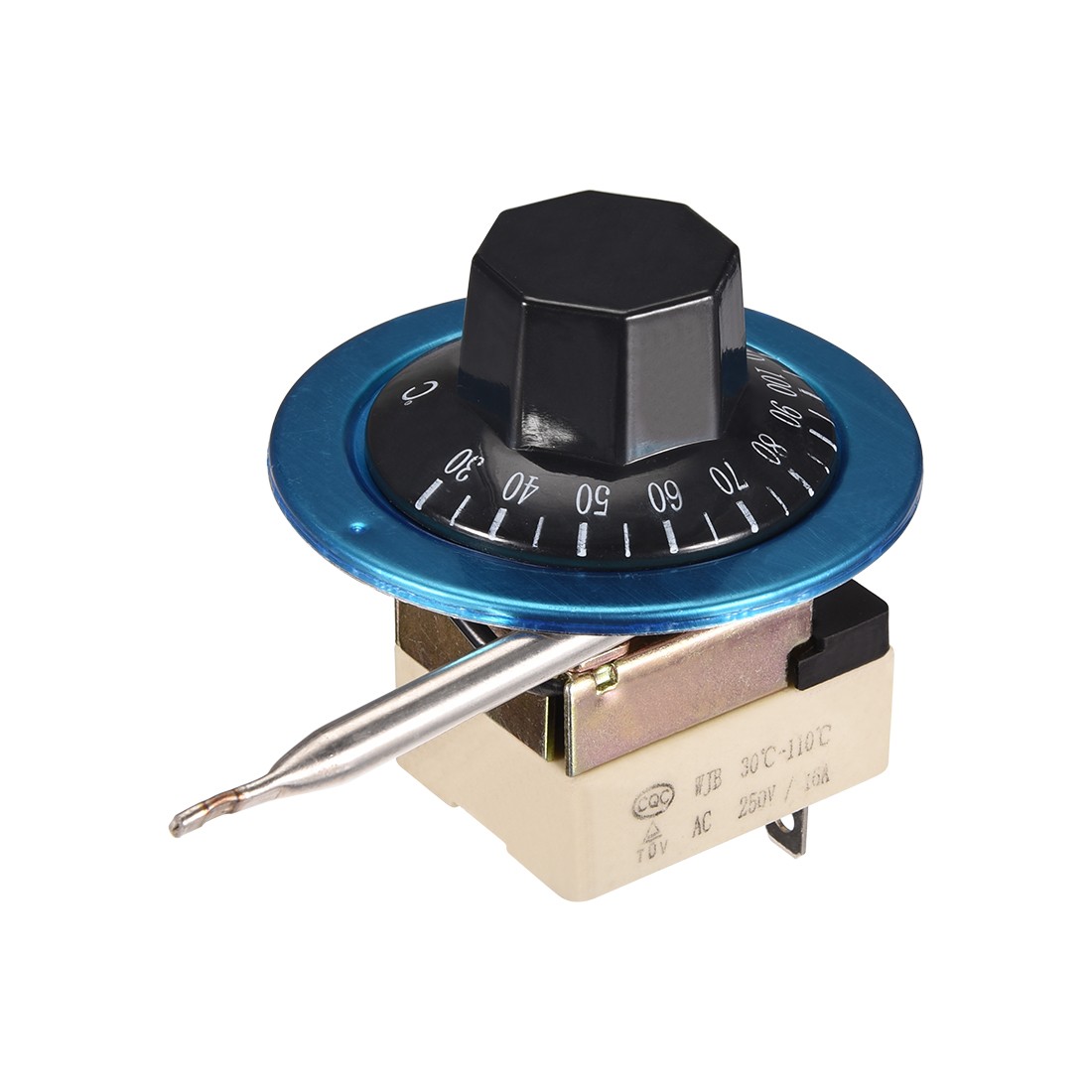 Electric Oven Thermostat, Adjustable Temperature Control Switch, 30-110℃