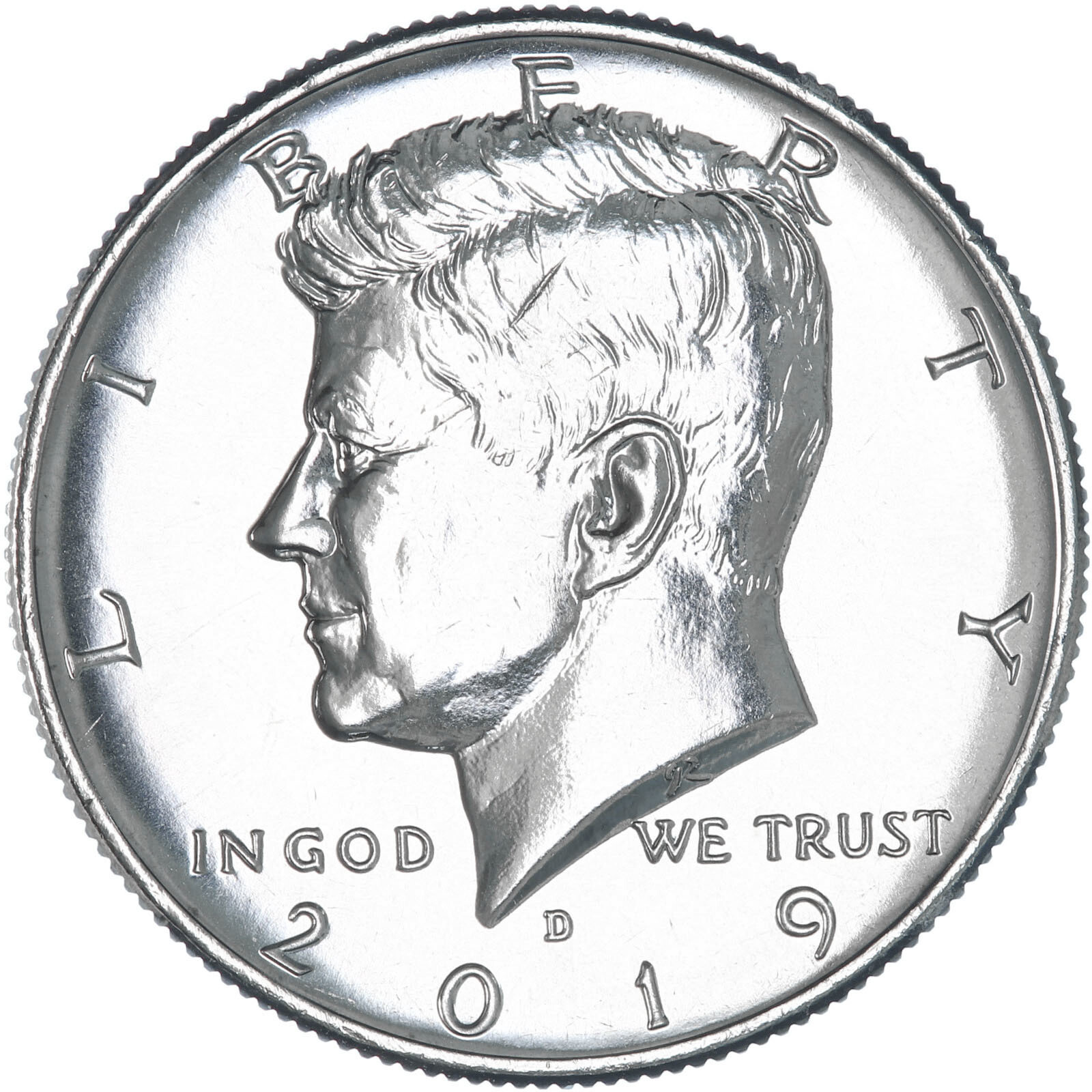 2019 P D Kennedy Half Dollar BU 2 Coin Year Set