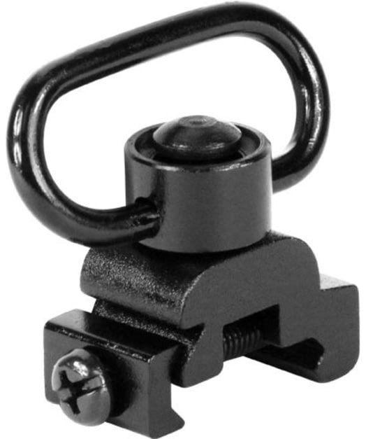 AimSports Sling Rail Mount w/ QR Push Button Swivel, Black MT030