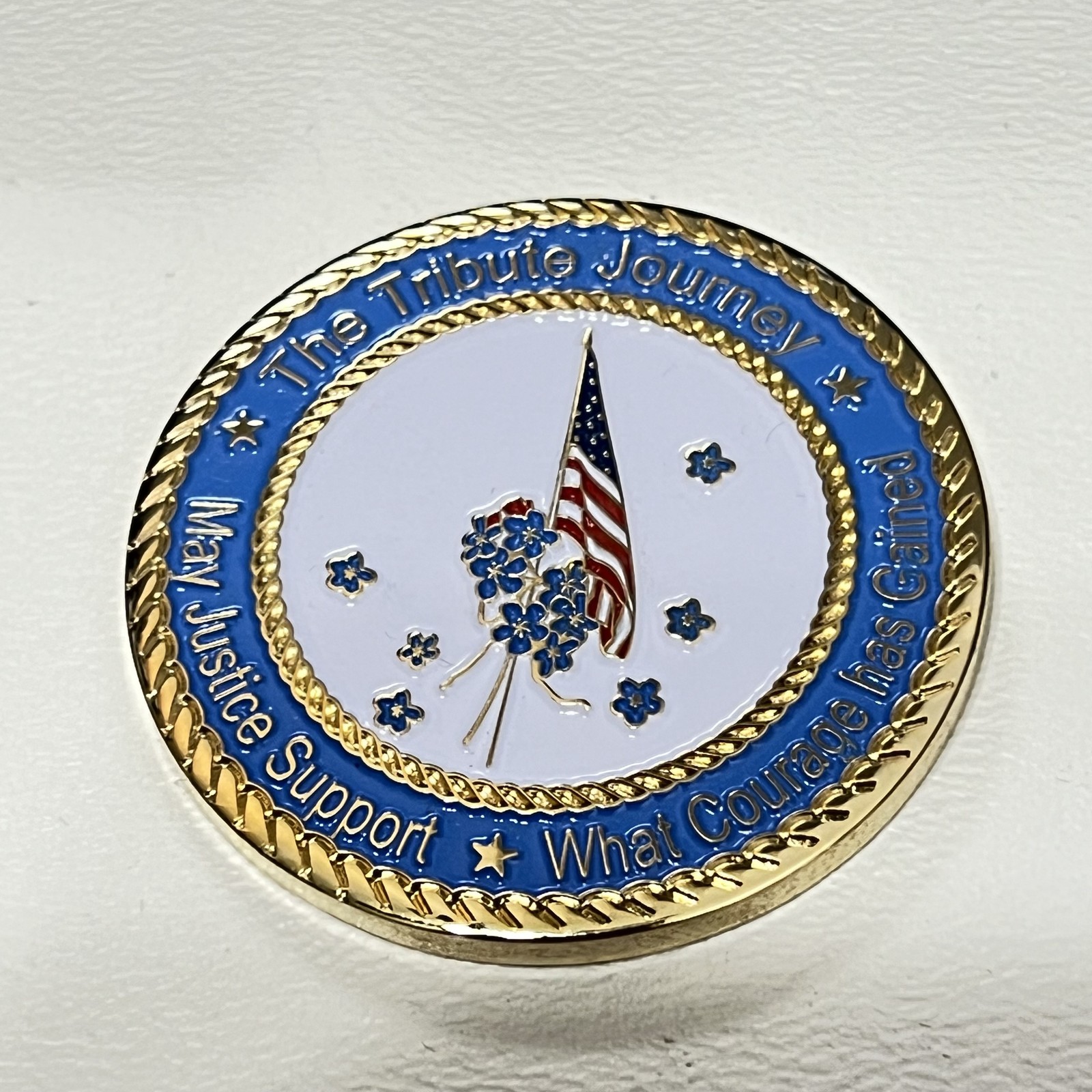Commemorative Military Challenge Coin – The Tribute Journey