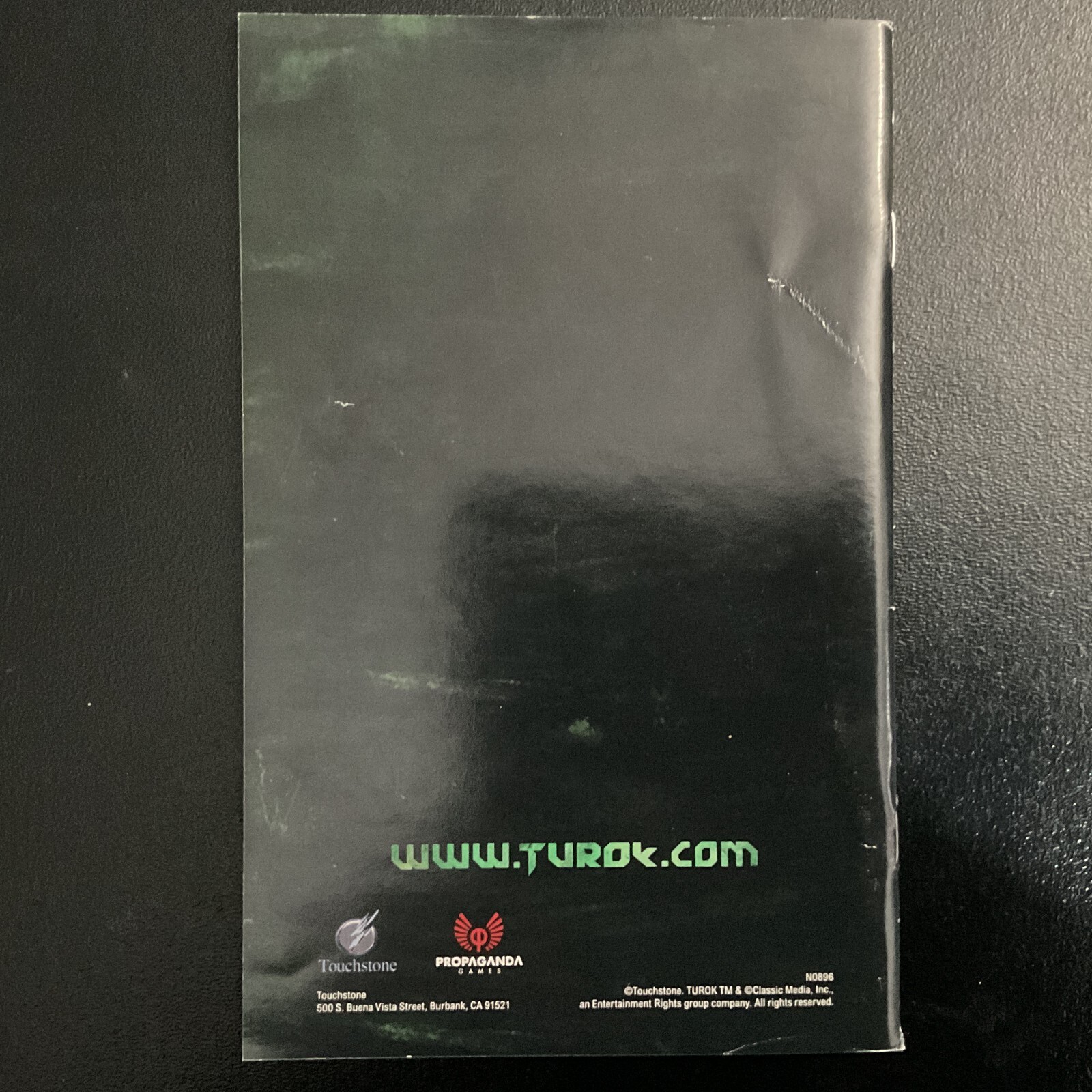 Turok Microsoft Xbox 360 Instruction Manual Only