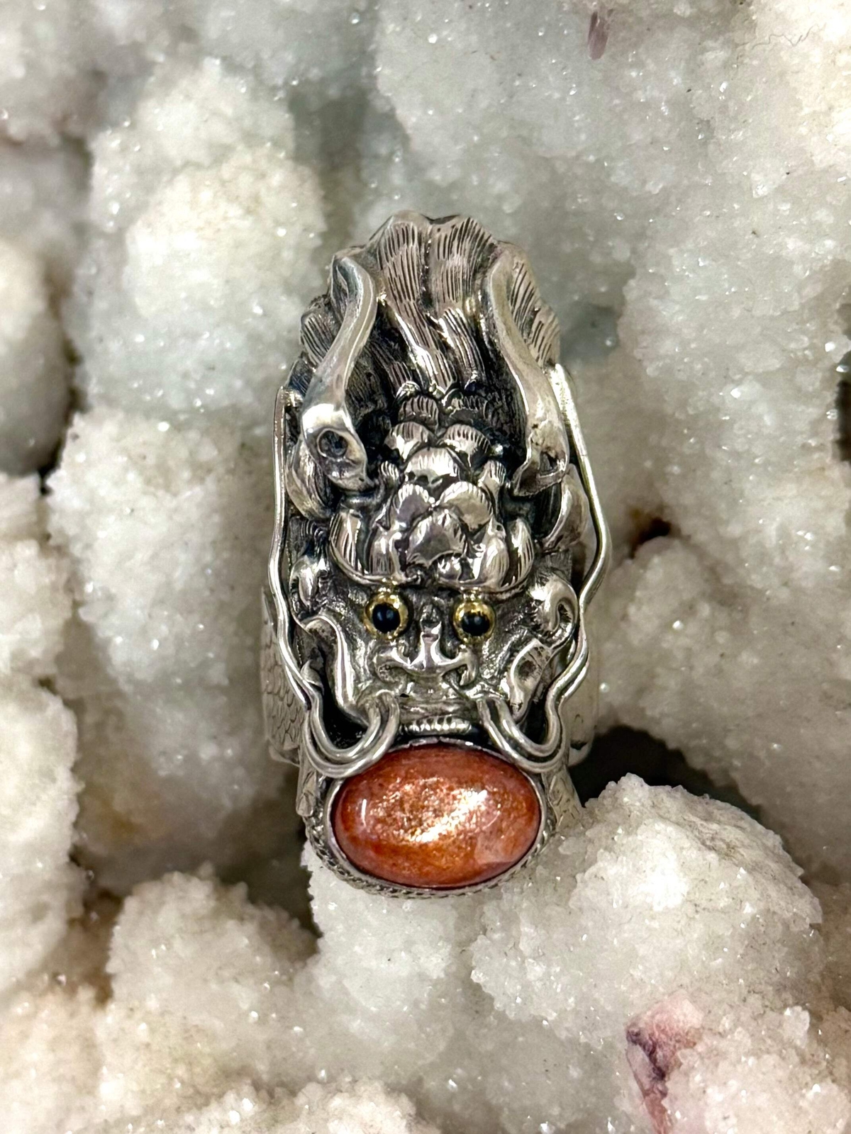 Sunstone Dragon Ring