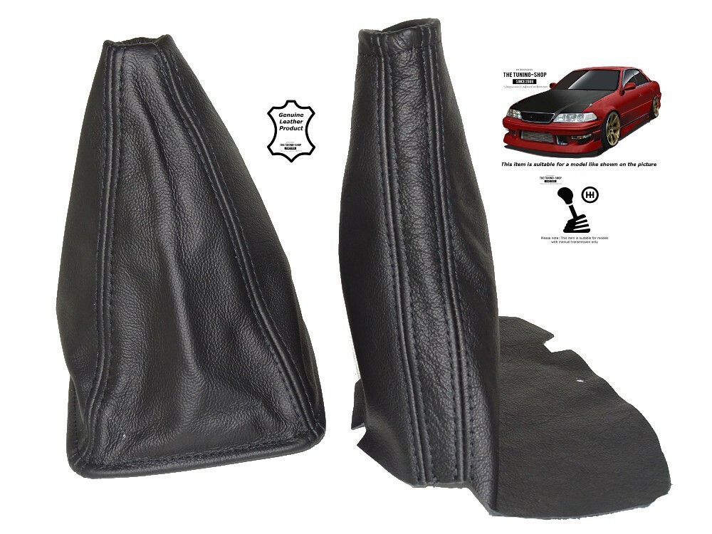 Shift Cover Handbrake Cuff For Toyota JZX 100 Chaser 1996-2000 Leather Black