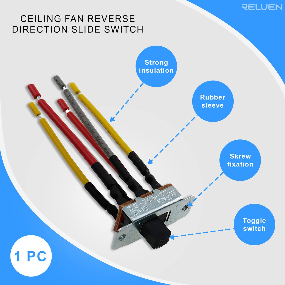 Ceiling Fan Mount Directional Toggle Switch - Fan Switch Reverse Rotation Outdoo