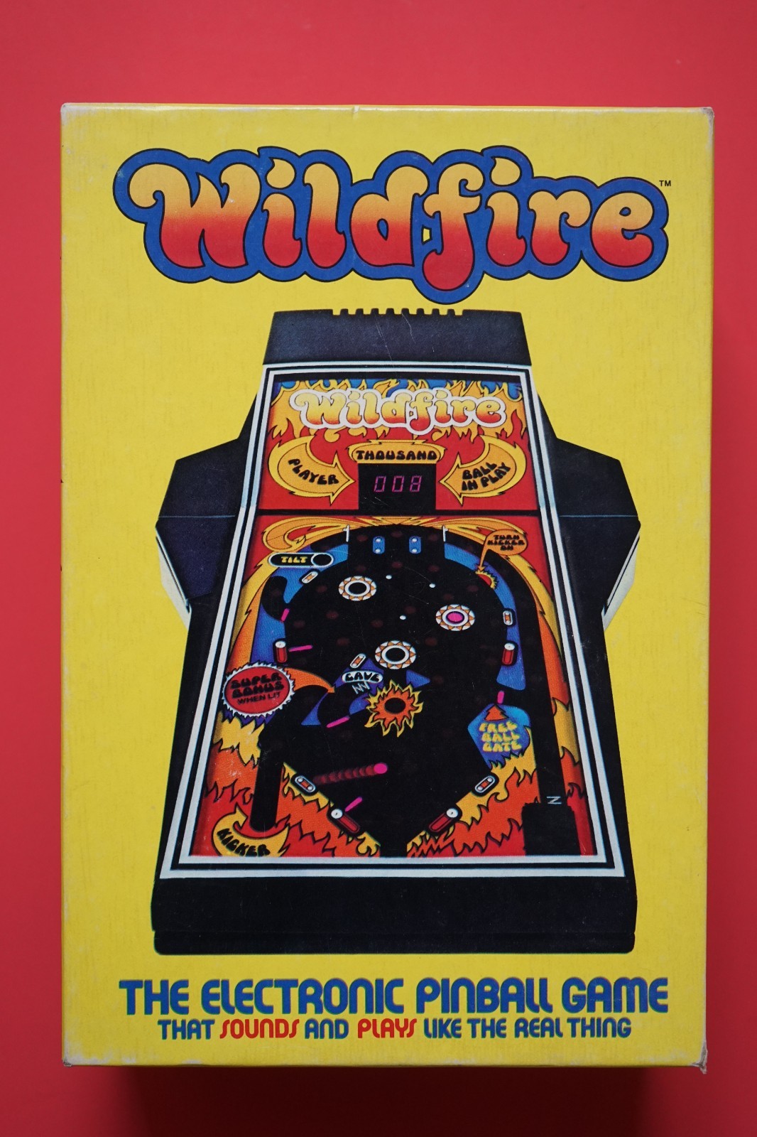 Parker Brothers Wildfire electronic pinball game (1980s, in box)