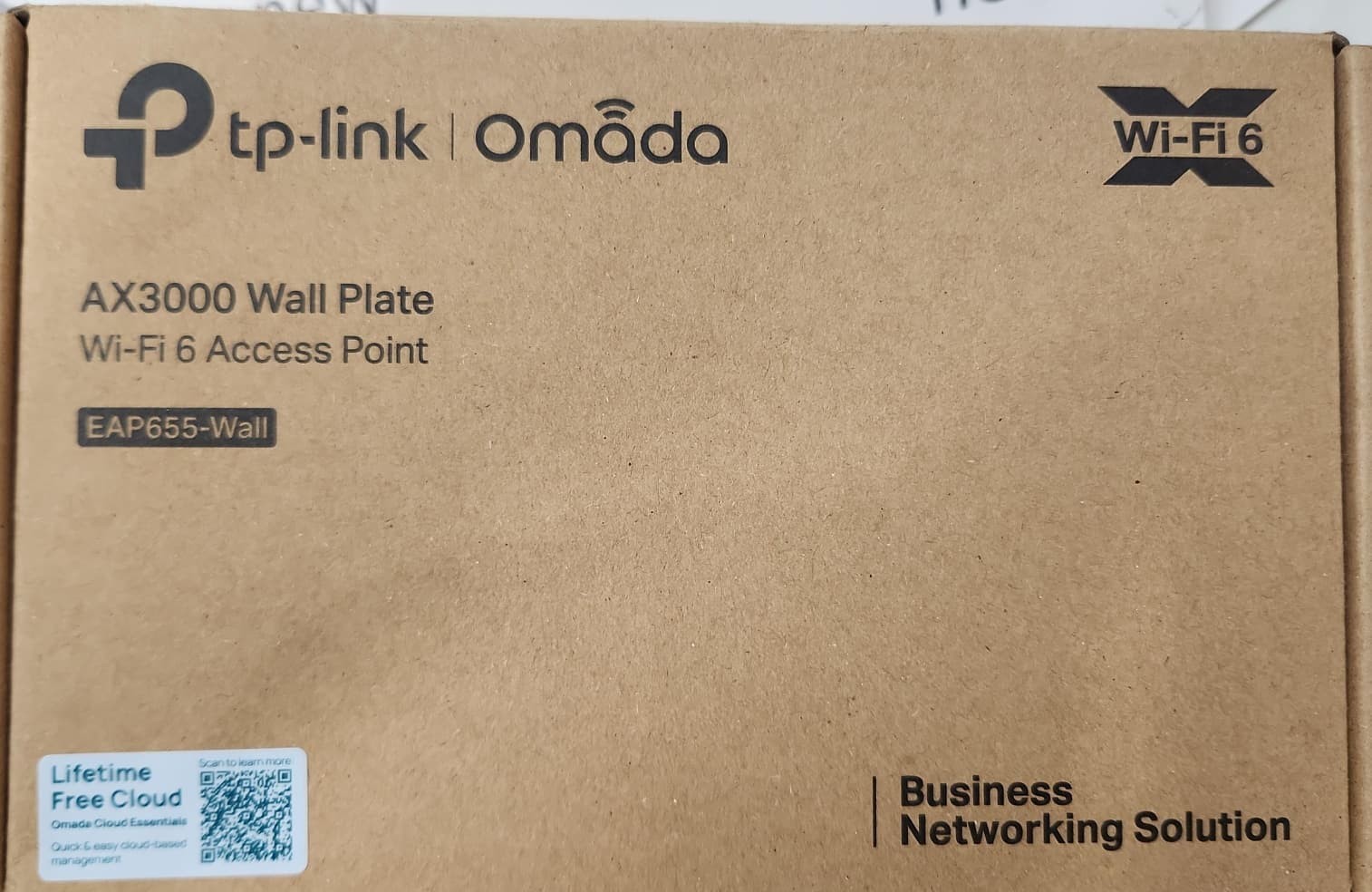 New TP-Link EAP655-Wall | AX3000 Wireless Gigabit Wall-Plate Wi-Fi 6 Access Poin