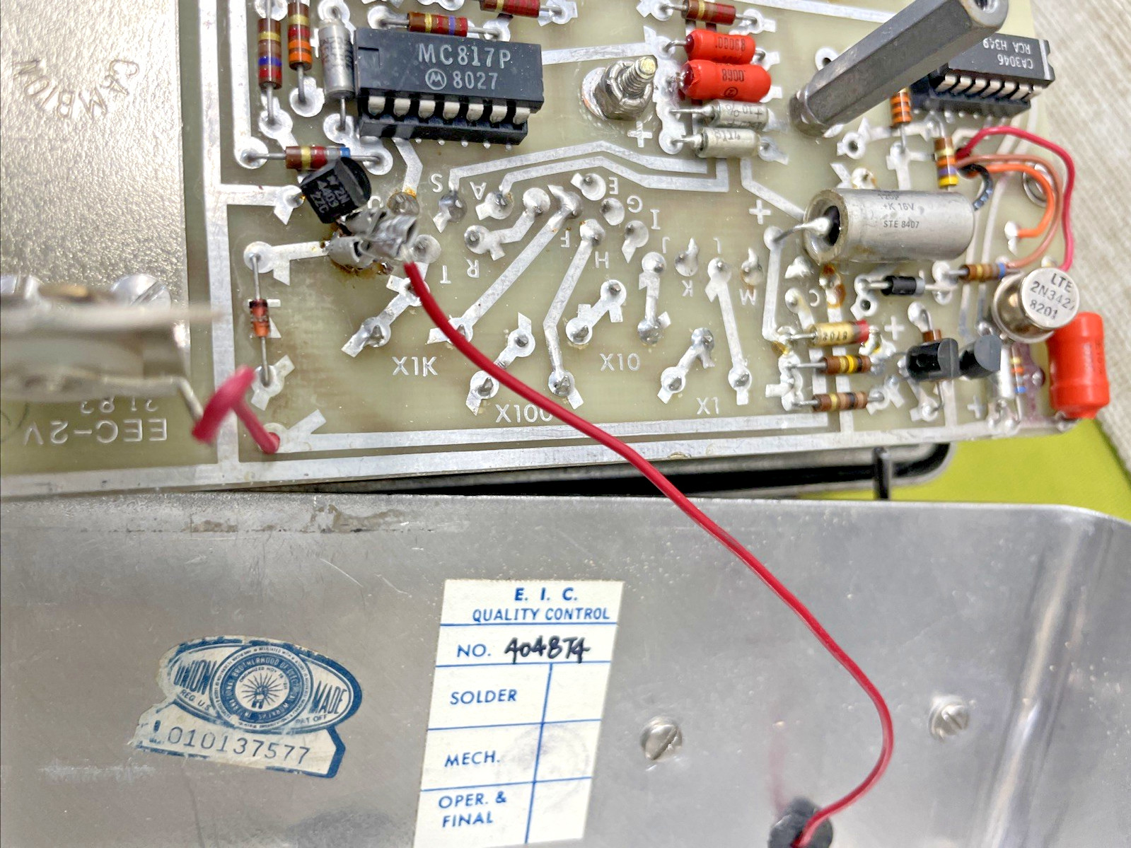 Eberline PRM-6 Pulse Rate Meter - For Parts