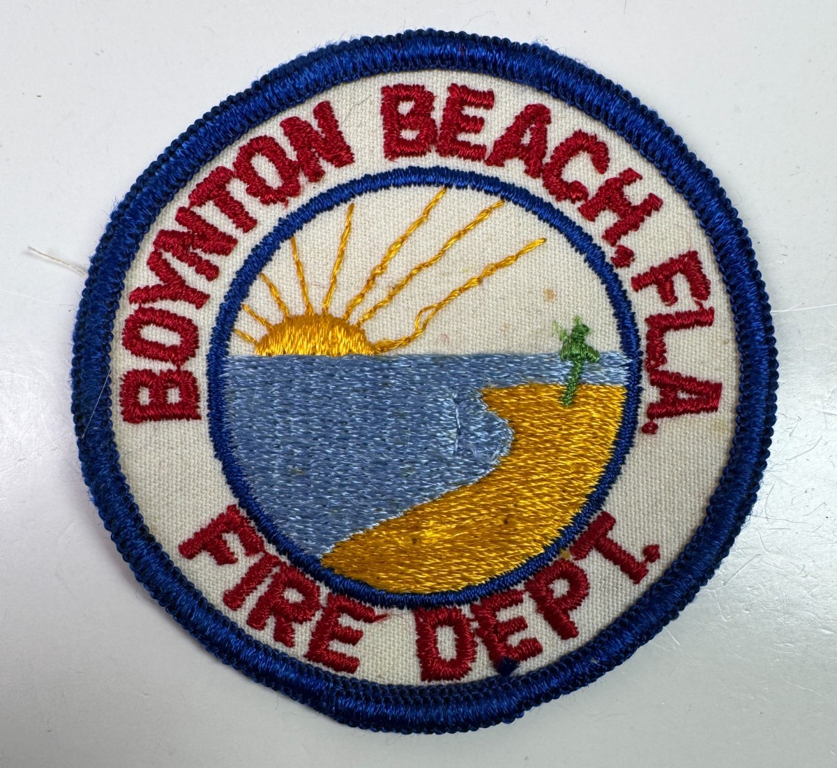 Boynton Beach Florida Fire 3" Patch K6