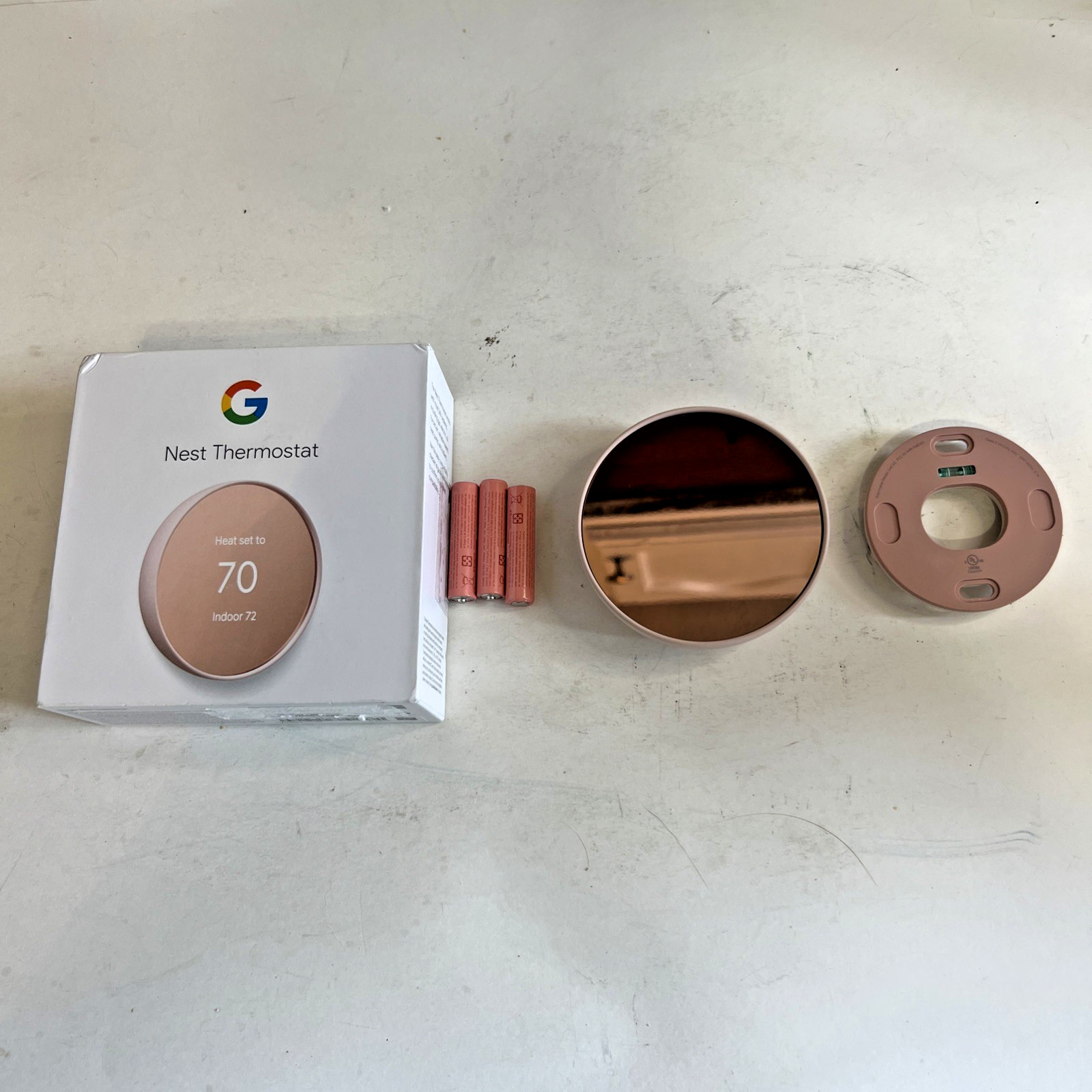Google Nest Smart Thermostat, Sand - GA02082-US