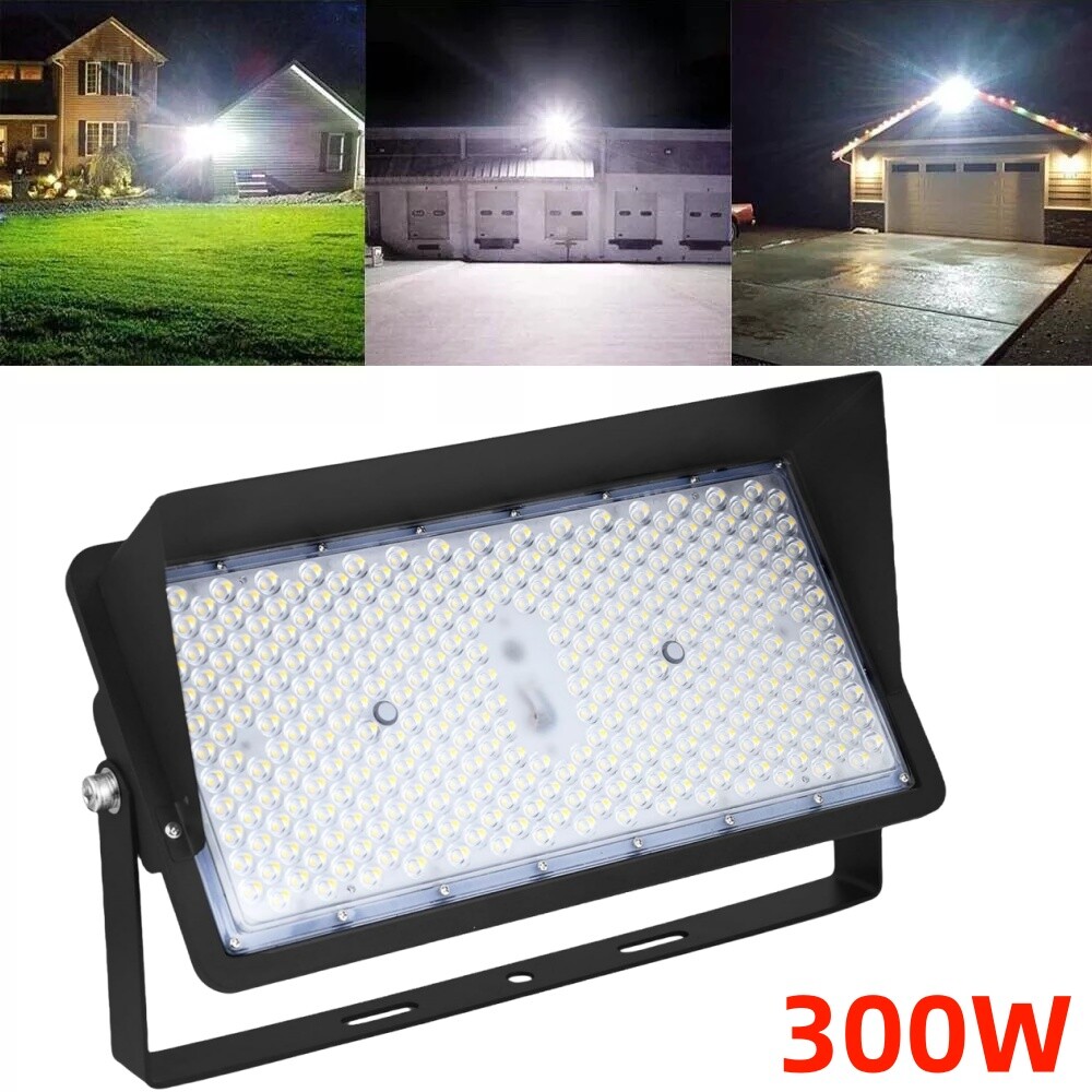 Led Stadium Flood Lights Outdoor 1000W Equivalent Super Bright Commercial Lights