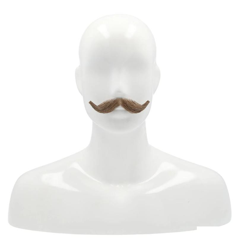 M204 Mustache - Human Hair - Lacey Wigs