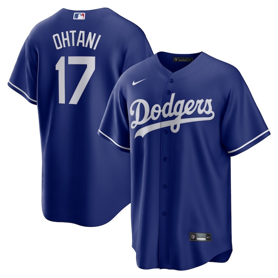 Official Shohei Ohtani Los Angeles Dodgers Alternate BLUE Jersey XL Reg.$135