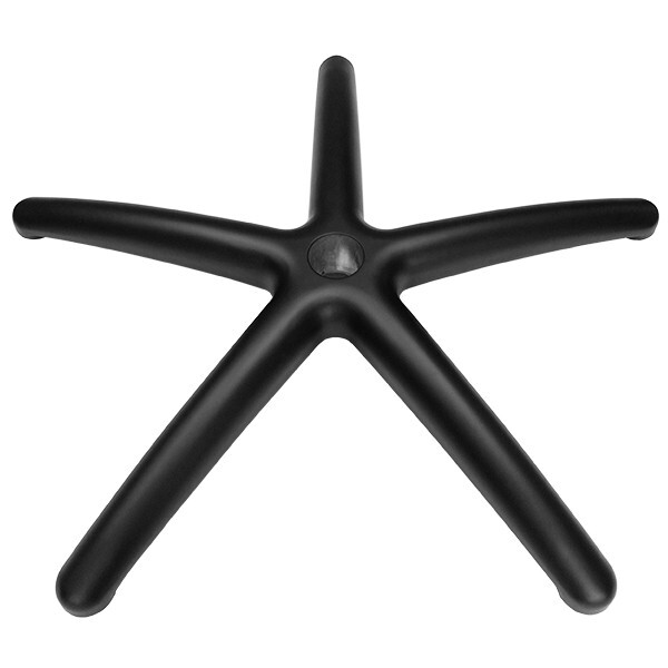 28" Heavy Duty Replacement Aluminum Metal Office Chair /Stool Base Black S4837-2