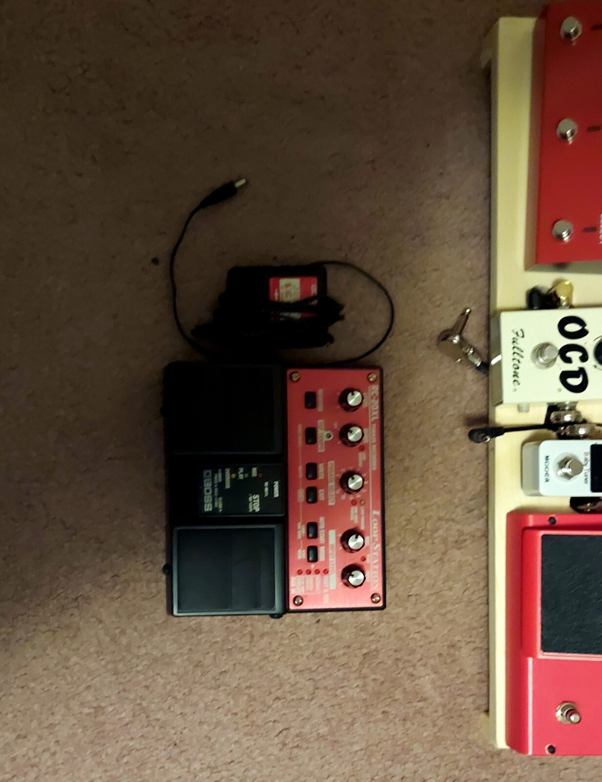 Boss RC20XL Looper w/power supply