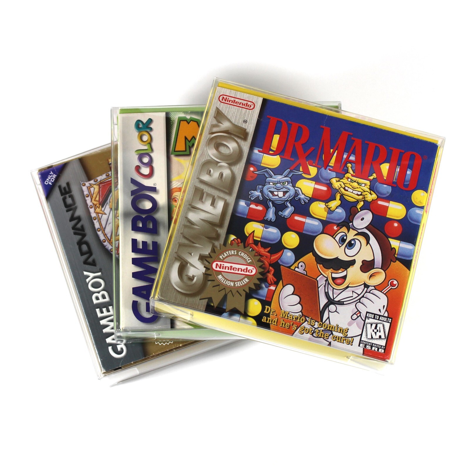 25 Gameboy Virtual Boy Box Protectors clear sleeves Protector CIB protective