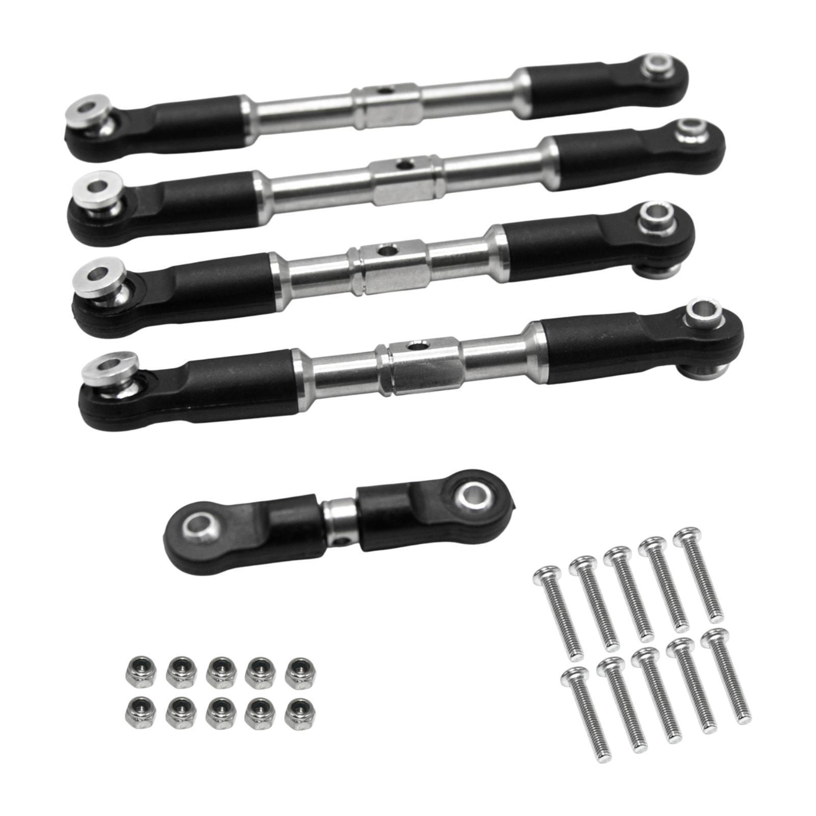 5Pcs Linkage Rod Stainless Steel Replacing RC Car Pull Rod for 1/7 Spare
