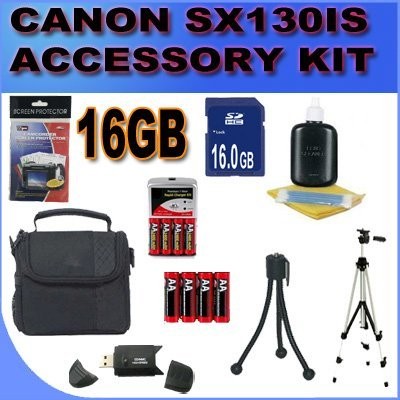 BigVALUEInc Accessory Saver Bundle Kit For Canon Powershot SX130IS SX130...