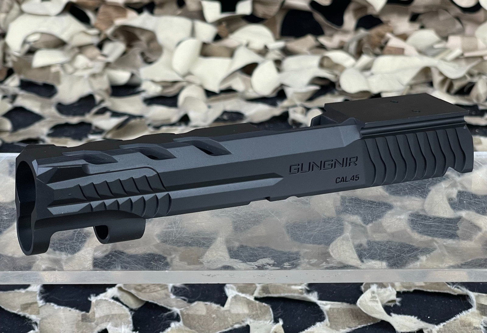 NEW Laylax Nineball Hi-Capa Direct Optic Mount Custom Slide - Gungnir - Black
