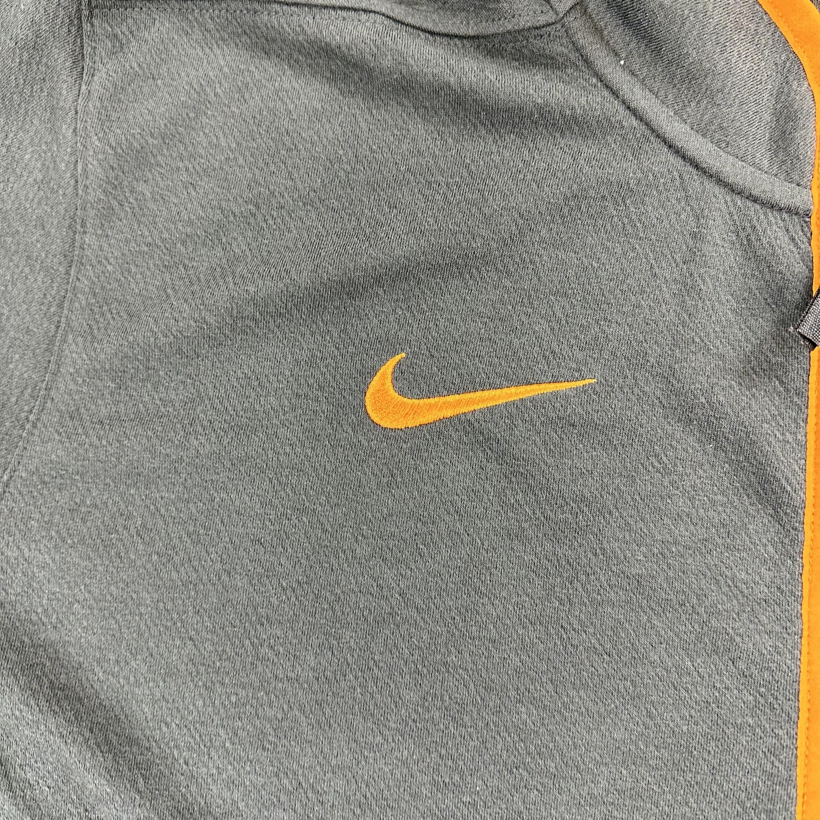 Tennessee Volunteers Pullover Mens XL Gray Nike 1/2 Zip Dri-Fit Courtside Shirt