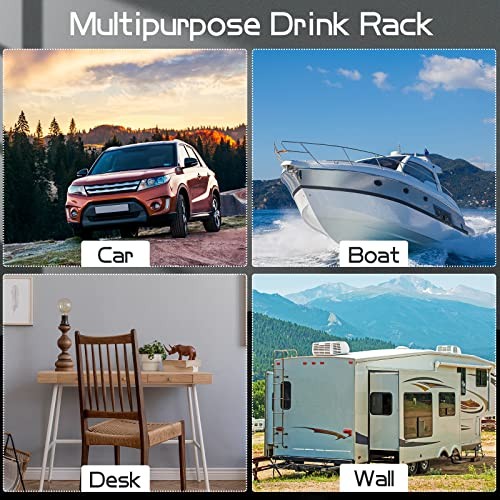 Boat Cup Holder Folding Cup Holder Adjustable Drink Holder with Screws Wall