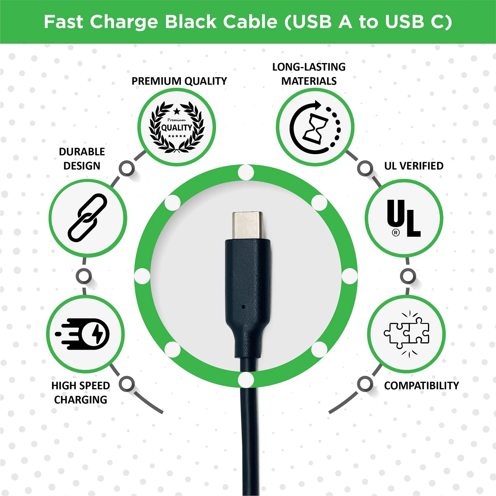 BrightOn Optimized Cable Package Compatible with Xbox 2 meters, Gold,Black