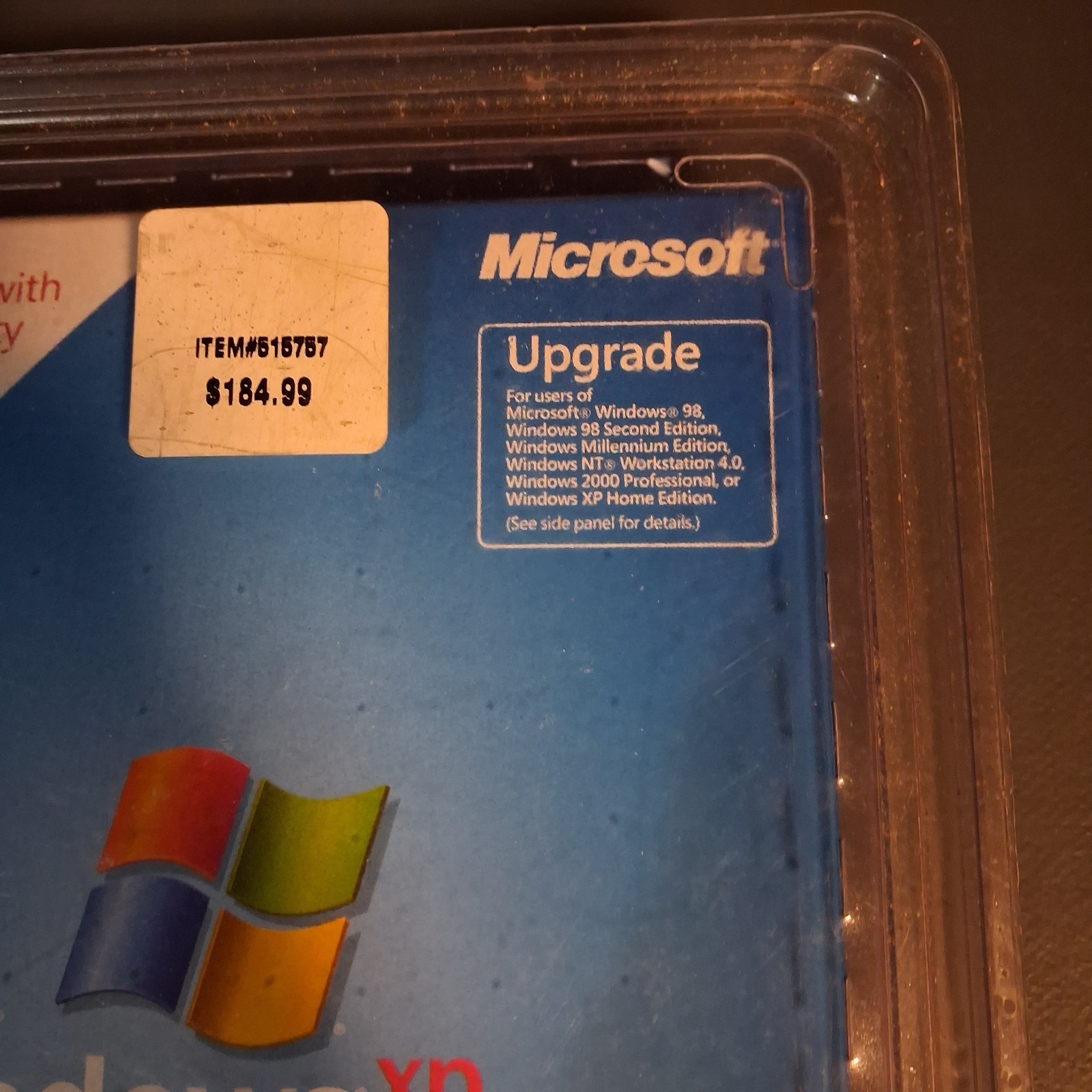 Microsoft Windows XP Professional Upgrade w/SP2 MS WIN PRO SEALED RETAIL BOX