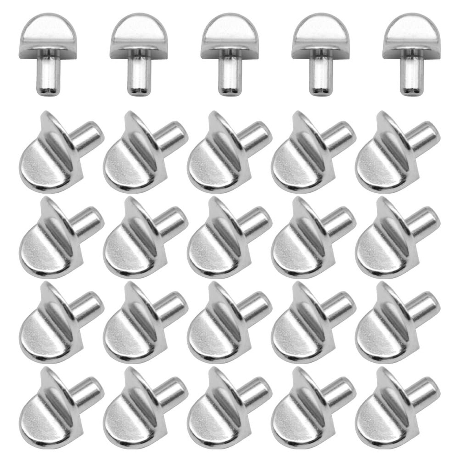 50 PCS Shelf Support Peg 5mm Shelf Pin Metal Shelf Pegs L Shape Cabinet Pegs ...