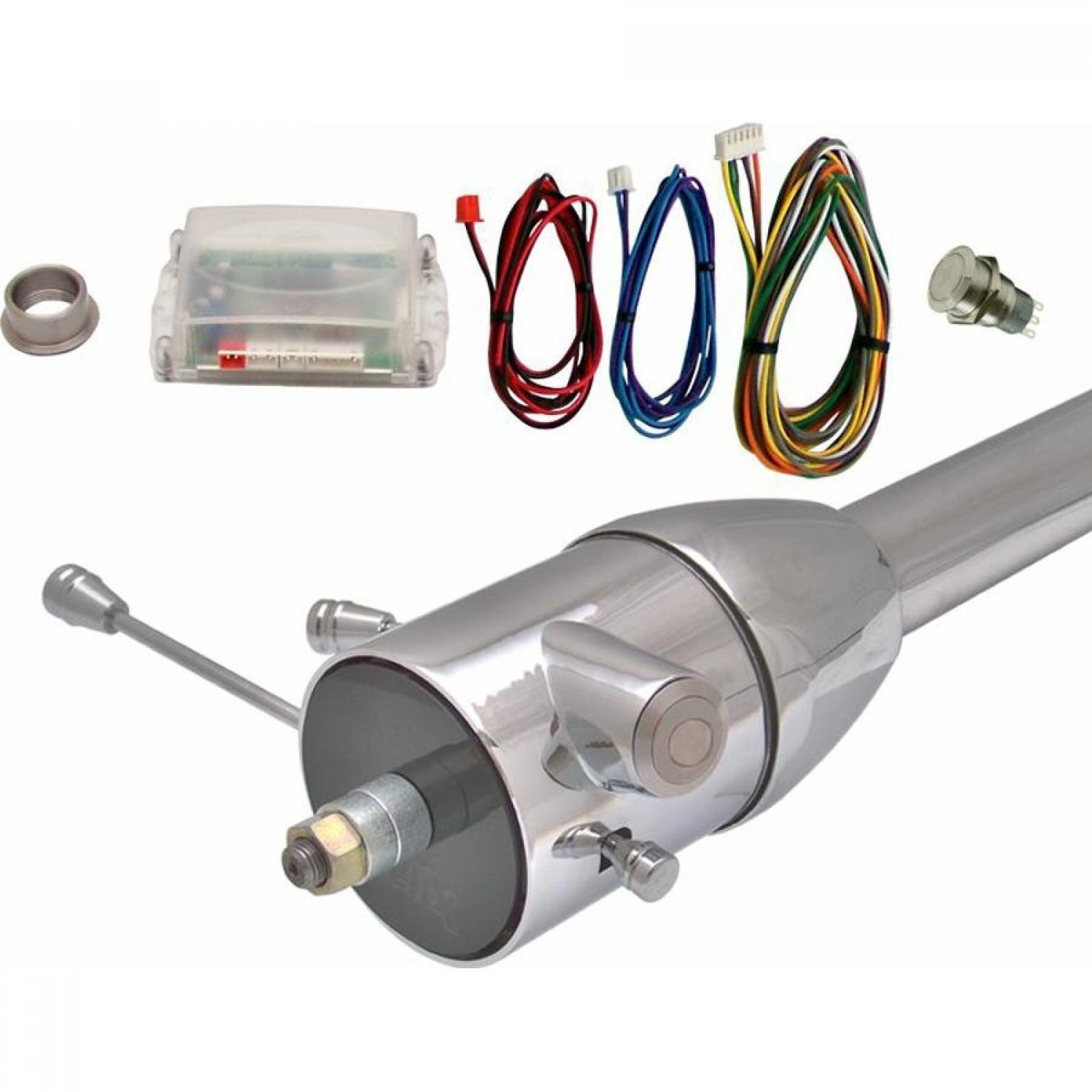 Non-Illuminated One Touch Engine Start Kit with Column Insert