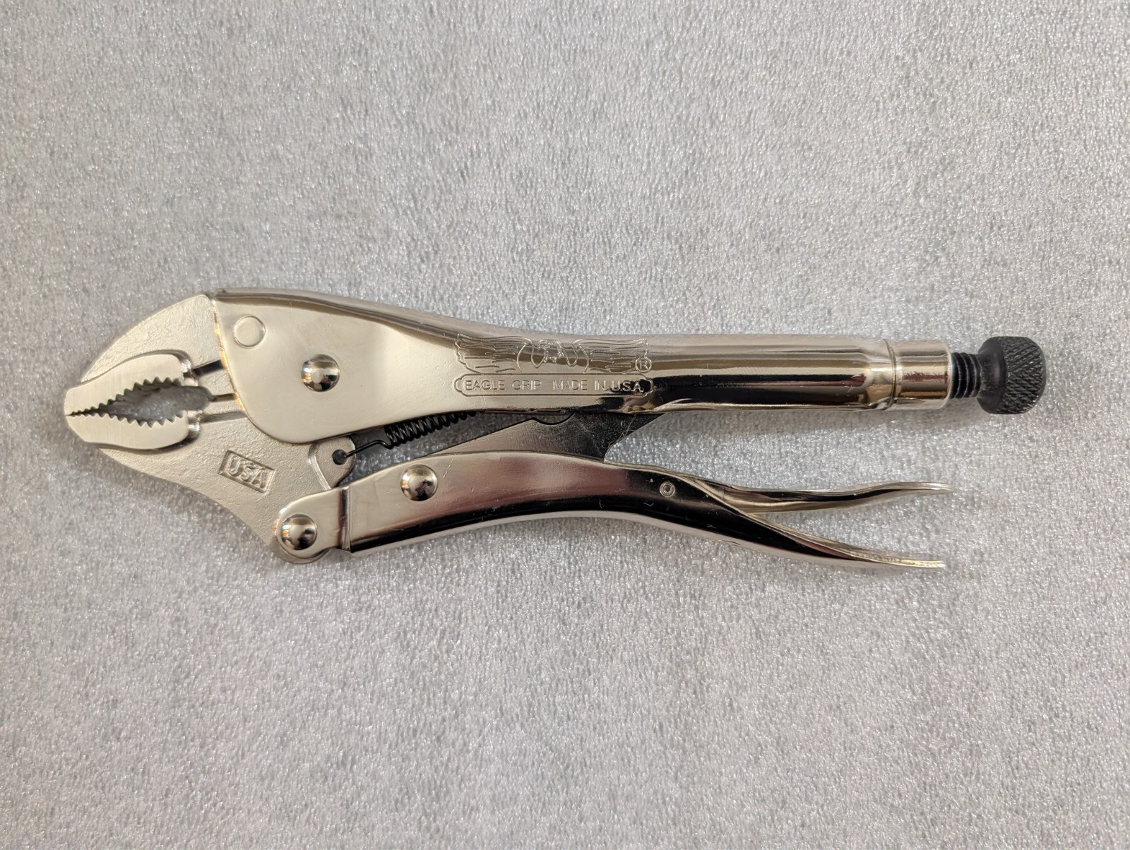 Malco Eagle Grip LP10WC Curved Jaw Locking Pliers Dewitt NE USA Discontinued