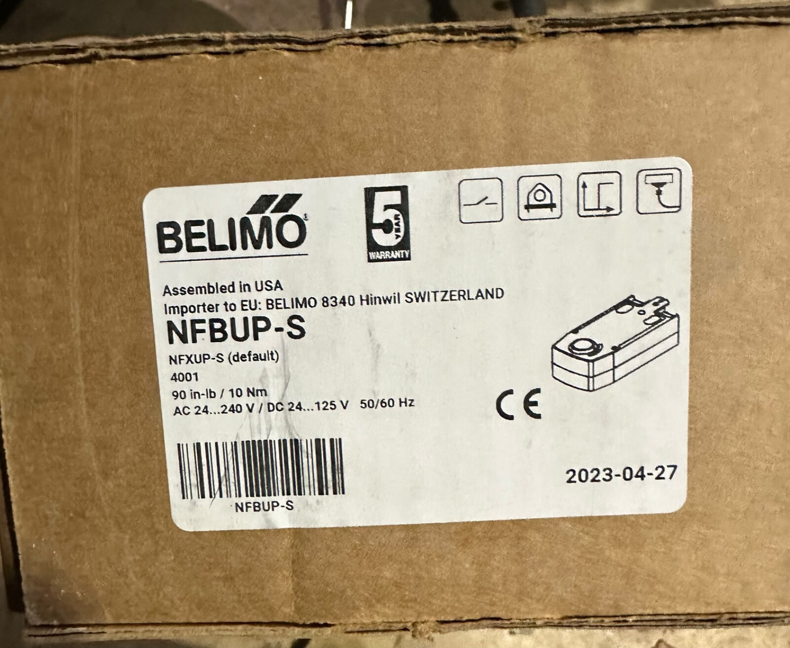 Belimo - NFBUP-S Actuator