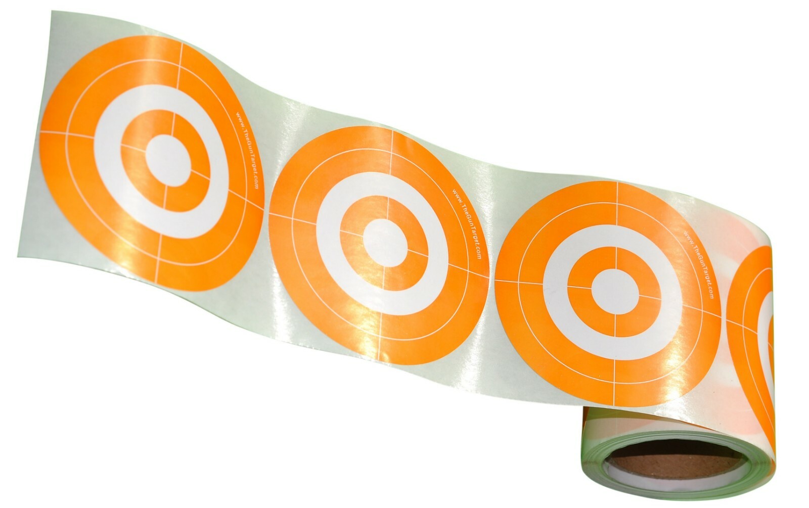250 Target Stickers 3-Inch MOA Orange Self-Adhesive(Buy 1(250/Roll) get 1(250/Ro