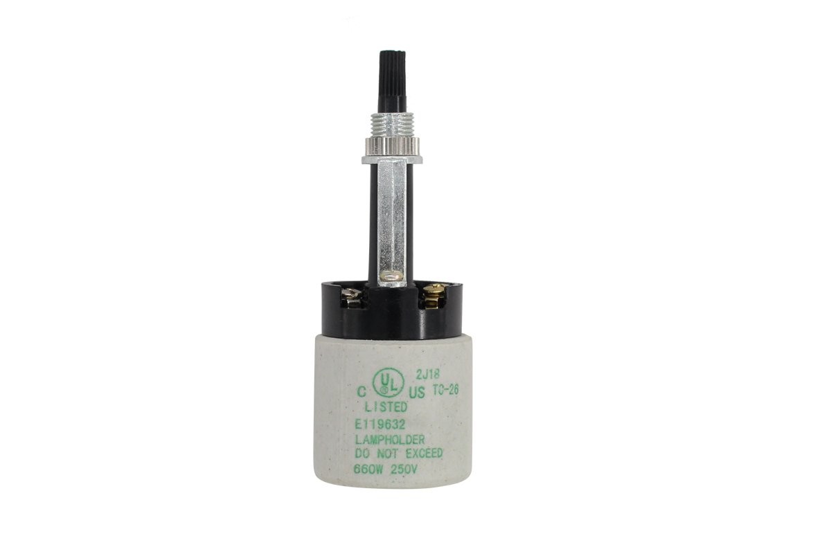 Universal Porcelain Ceramic Rotary Socket Knob Switch E26 Light 250W 660W...