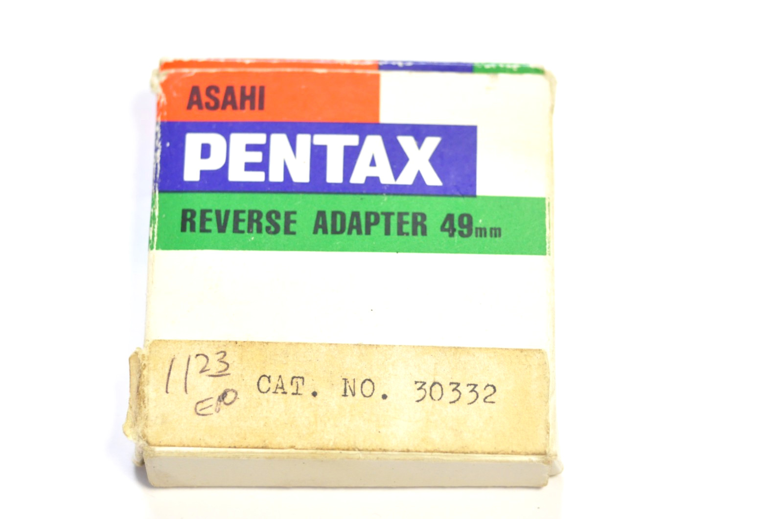 Pentax Asahi PK #330332 49mm reverse adapter. NOS.