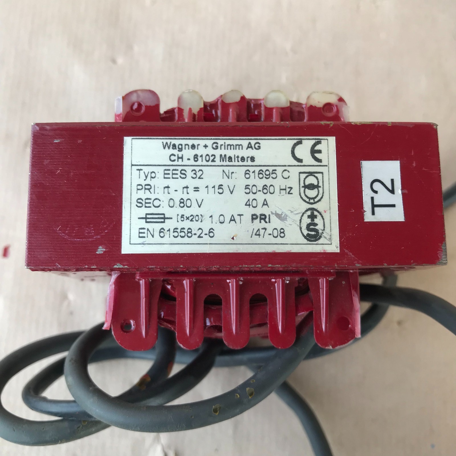 WAGNER GRIMM EES32 TRANSFORMER 61695C