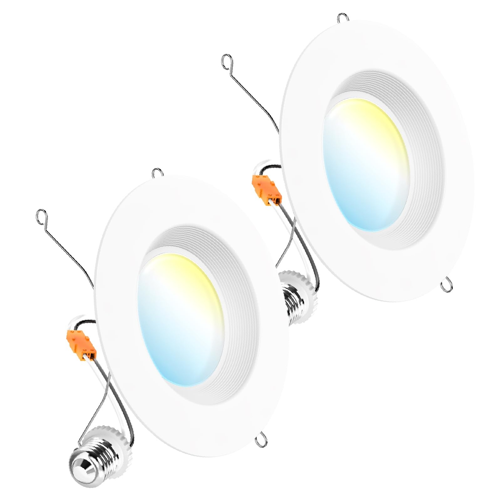 Sunco 6 Inch LED Recessed 5 CCT in One (2700K, 3000K, 3500K, 4000K, 5000K)