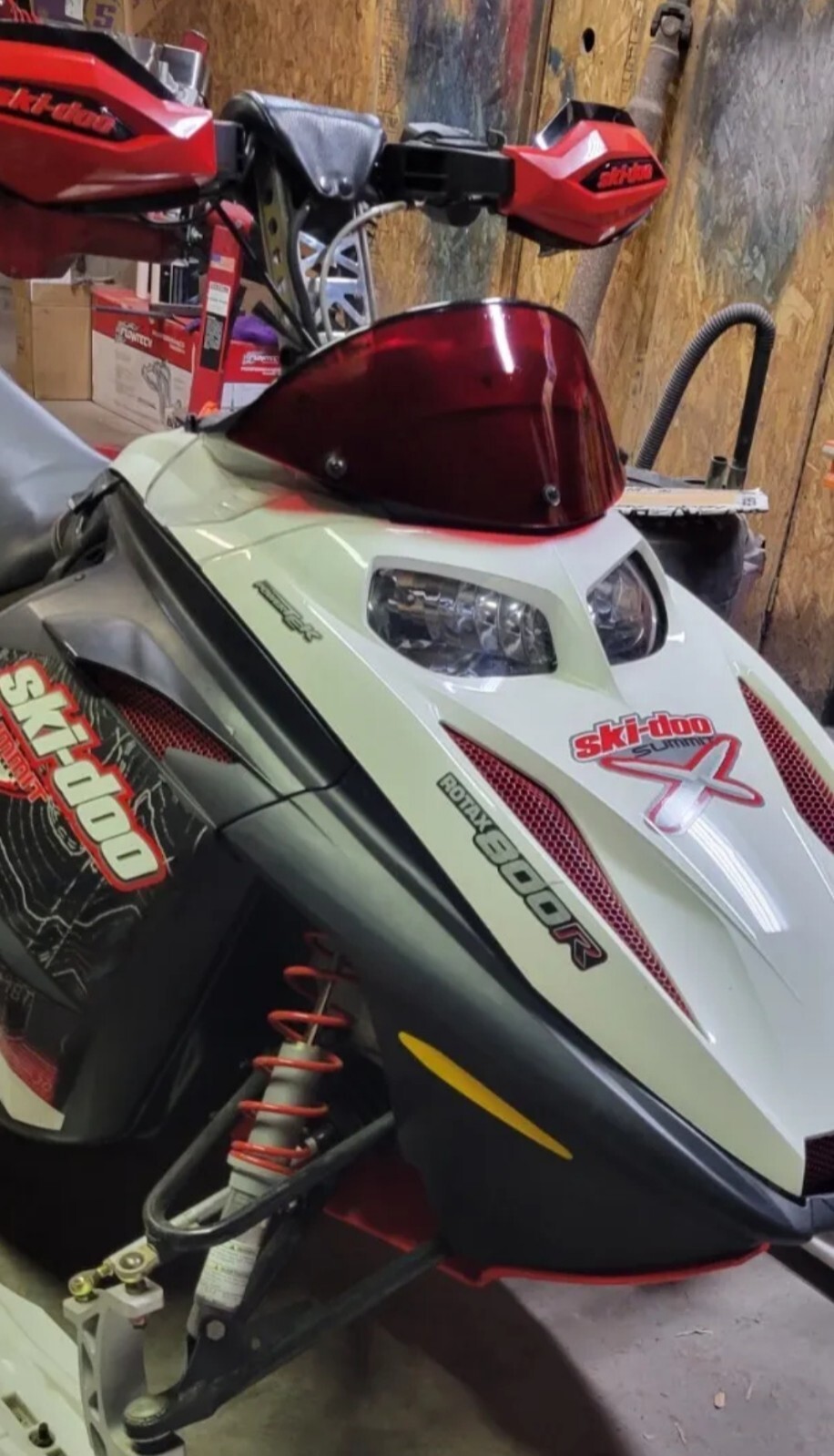 Red Translucent Low Windshield Fits Ski-Doo Rev ~ 213 Parts