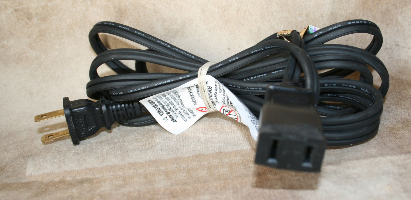 *NEW 2 Prong/Socket* Aftermarket PIONEER Reel to Reel POWER CORD