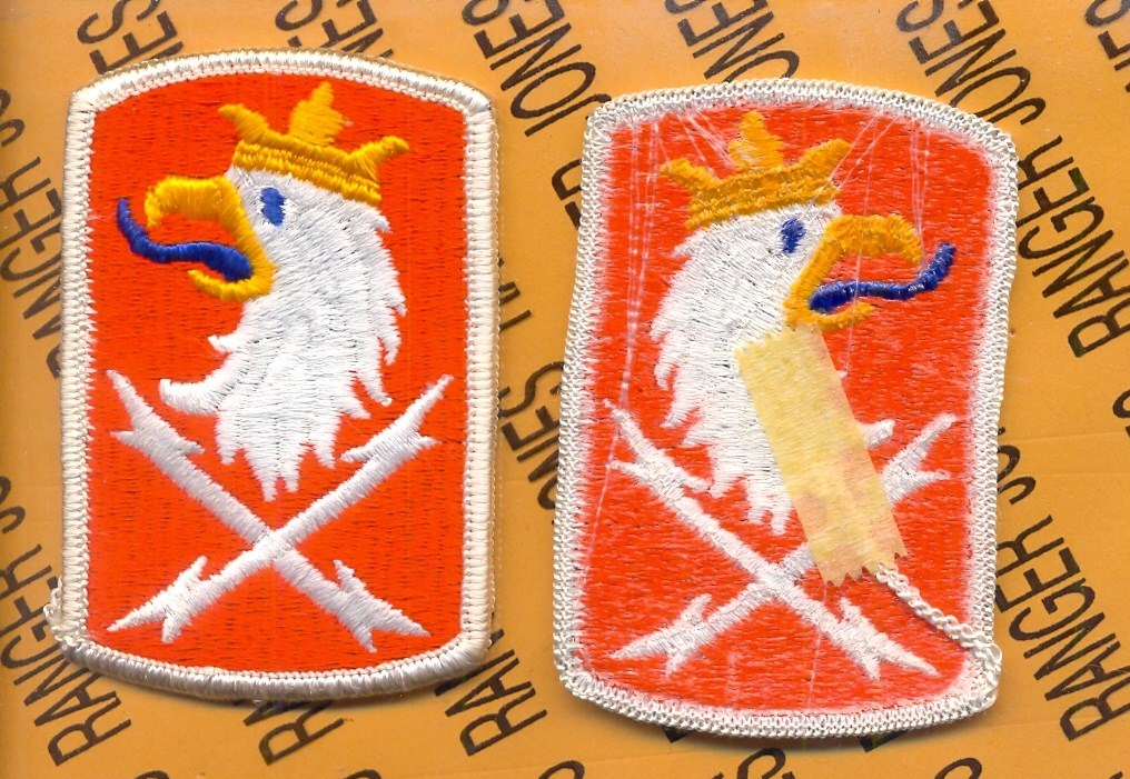 USA 22nd Signal Brigade 3" uniform patch m/e