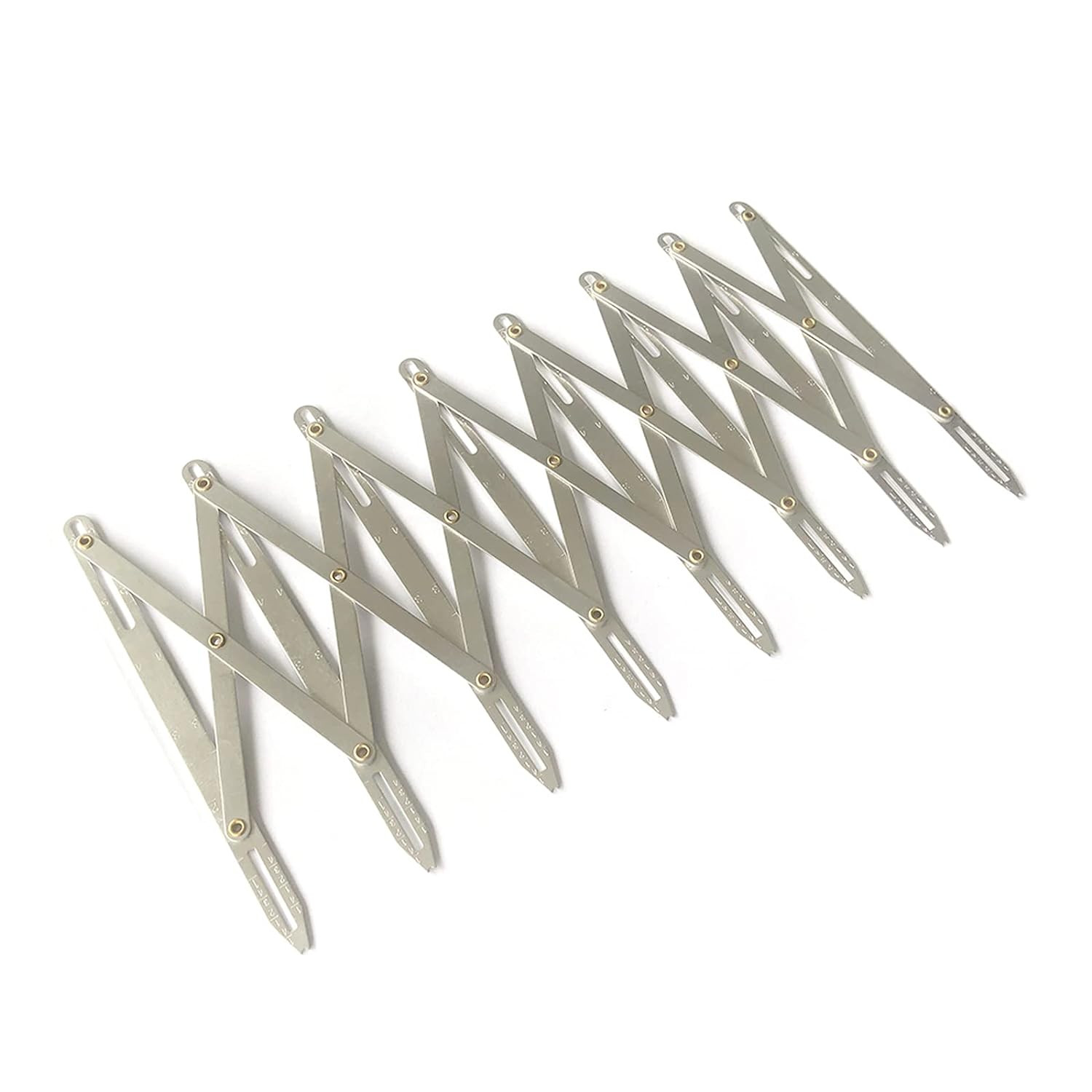 Aluminum Expanding Sewing Gauge Button Guide Spacing Device for Buttons, Pleats