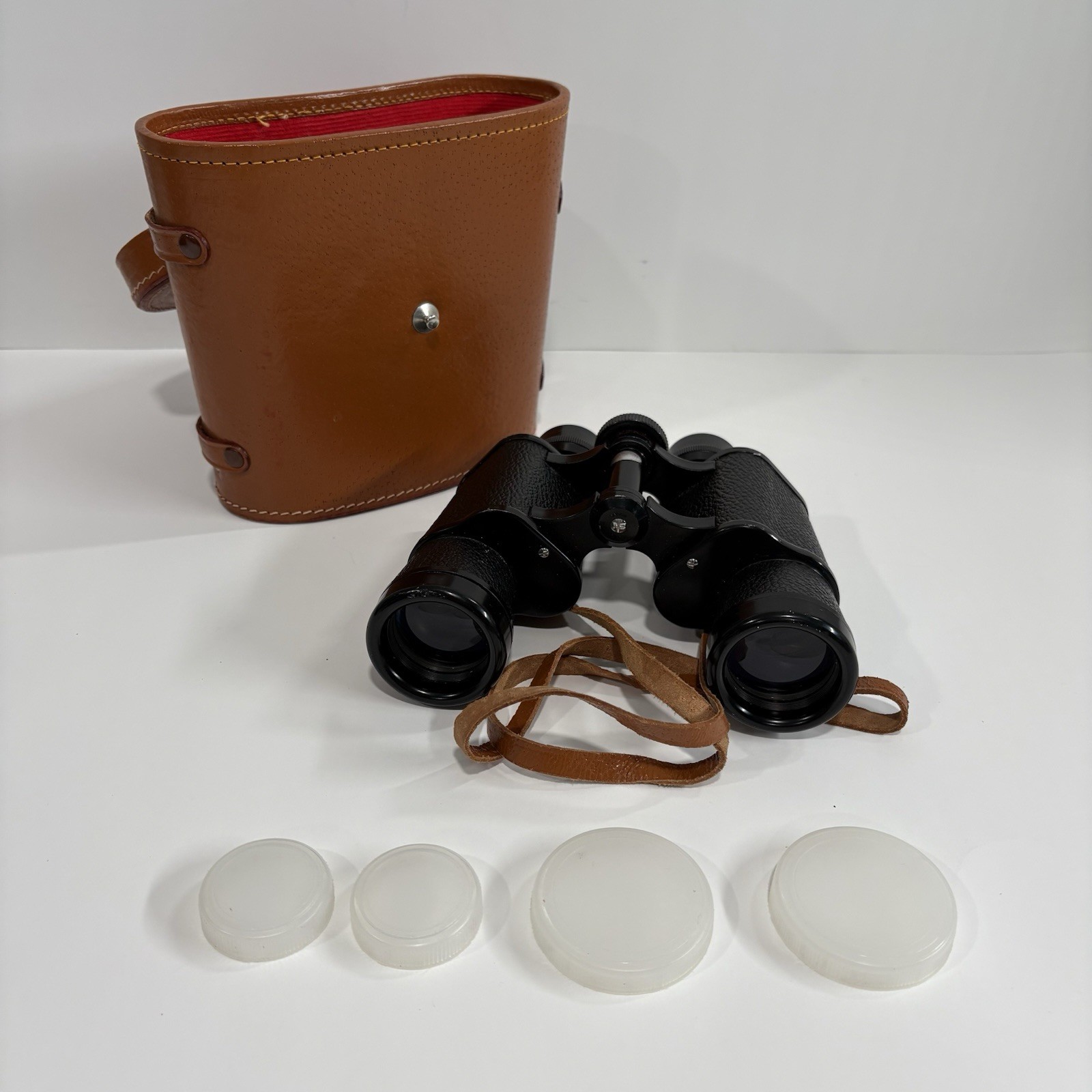 VTG Jana Deluxe 7 X 35 Binoculars With Leather Case