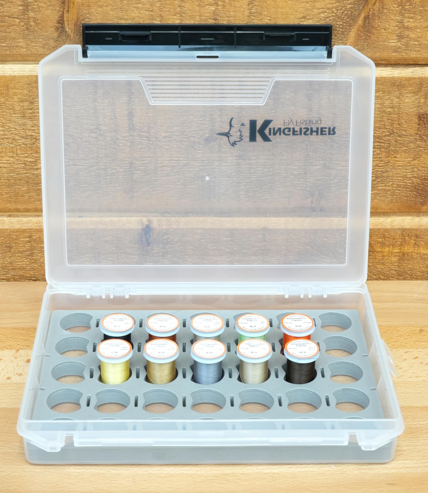 Kingfisher Fly Tying Thread with Assorted Fly Tying Thread