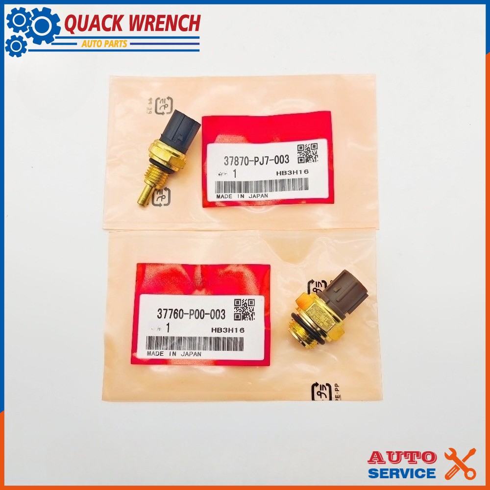 Coolant Temperature Sensor & Switch +CONNECTORS For HONDA CR-V Civic ACURA ISUZU