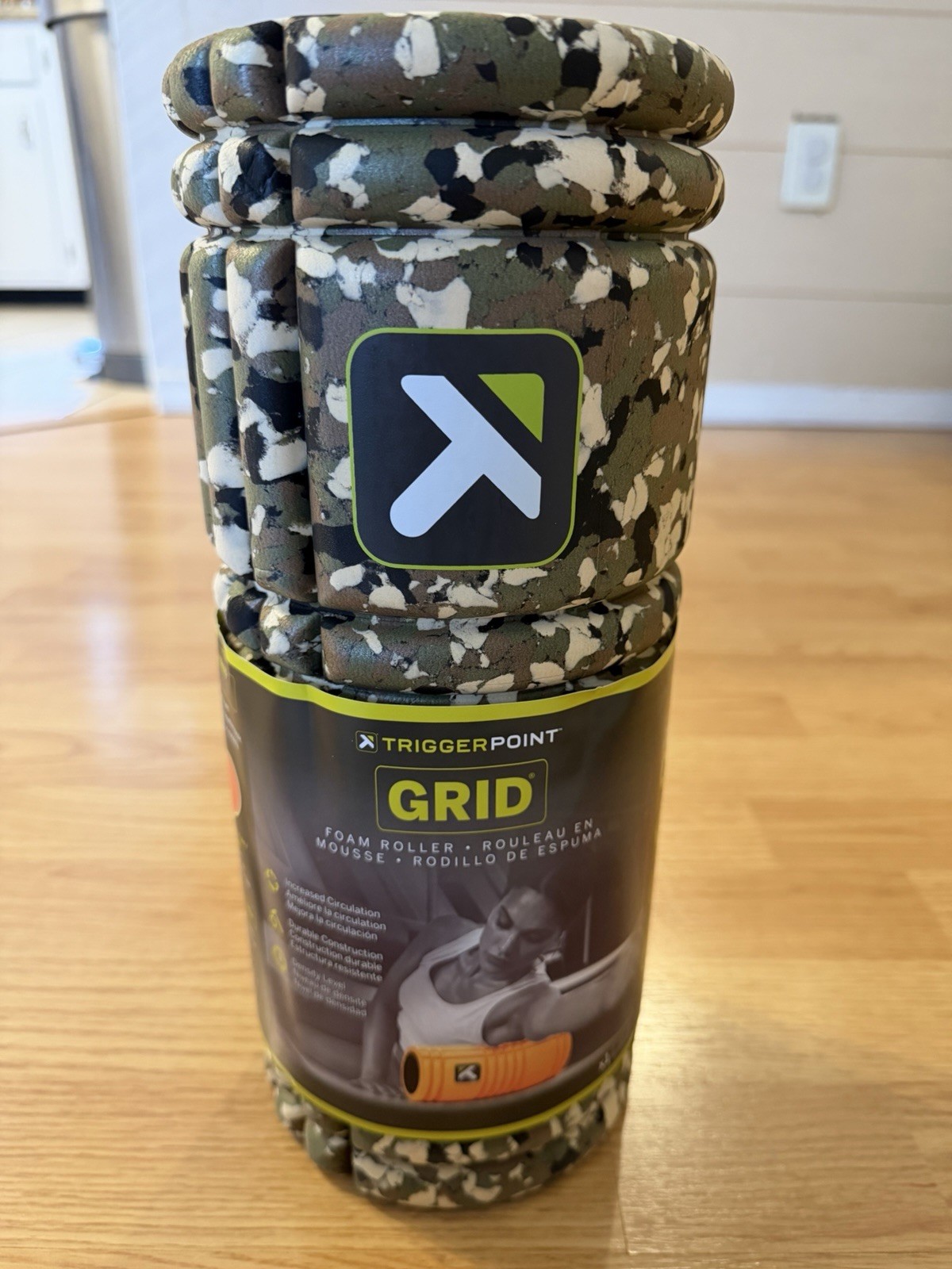 TRIGGERPOINT GRID Foam Roller Green/Black/White Foam, Durable Construction