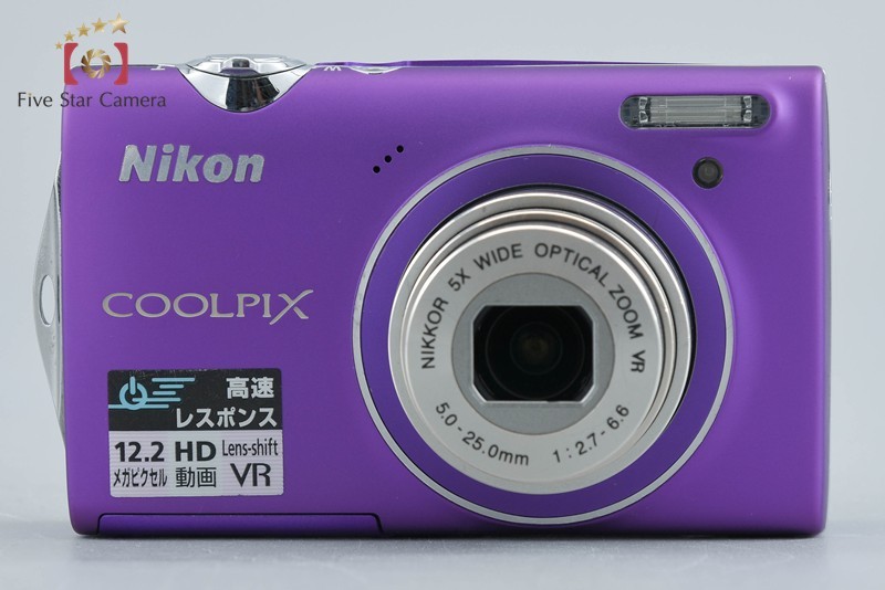 Nikon COOLPIX S5100 Light Purple 12.2 MP Digital Camera