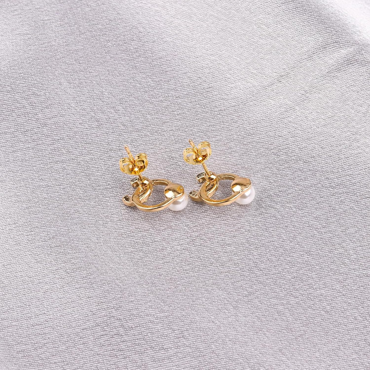 14K Gold Earring Backs Replacements - Hypoallergenic Earring Backs for Studs, Se