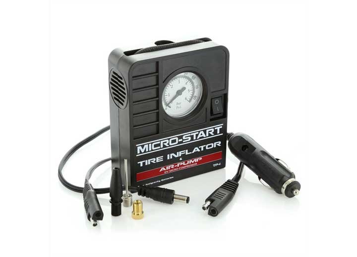 Antigravity AG-MSA-9 Micro-Start Air Pump & Tire Inflator w/Power Cables & Tips