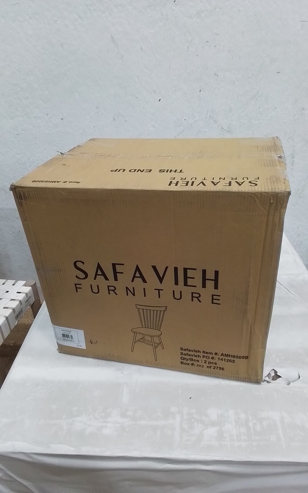 Safavieh PARKER SPINDEL SIDE CHAIR, Reduced Price 2172730553 AMH8500B